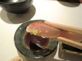 松輪 金目鯛の刺身