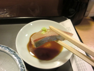 寿司田 しまあじの刺身